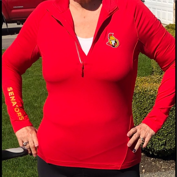 NWT NHL Ottawa Senators Half Zip - Picture 3 of 16
